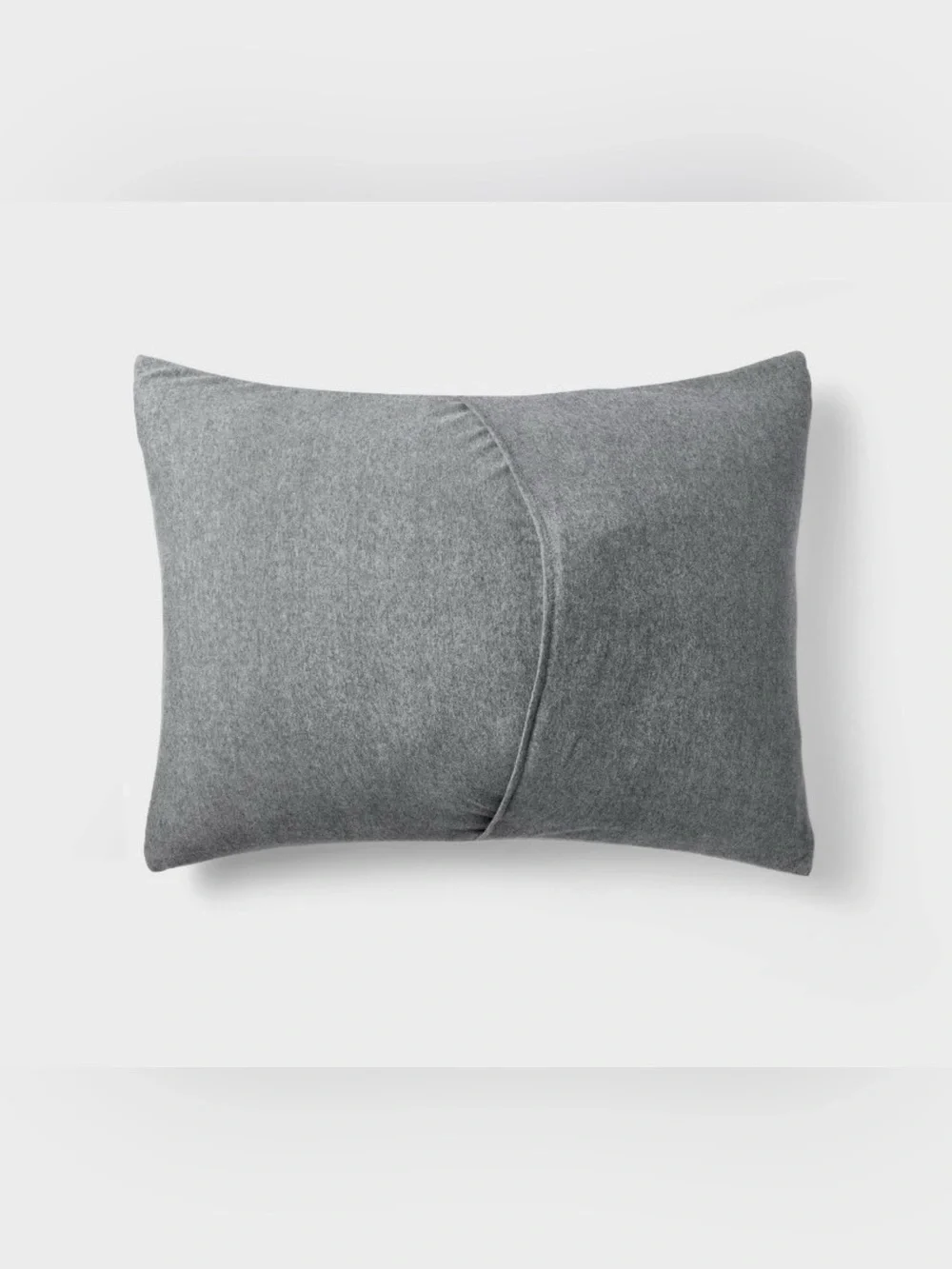 New Hollister Full/Queen Reversible Jersey Puff Comforter Set Heathered Gray